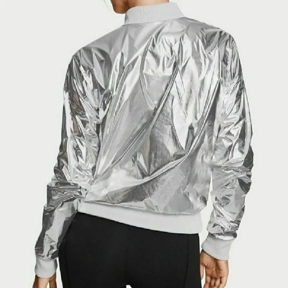 Victoria's Secret Sport Metallic Bomber Jacket